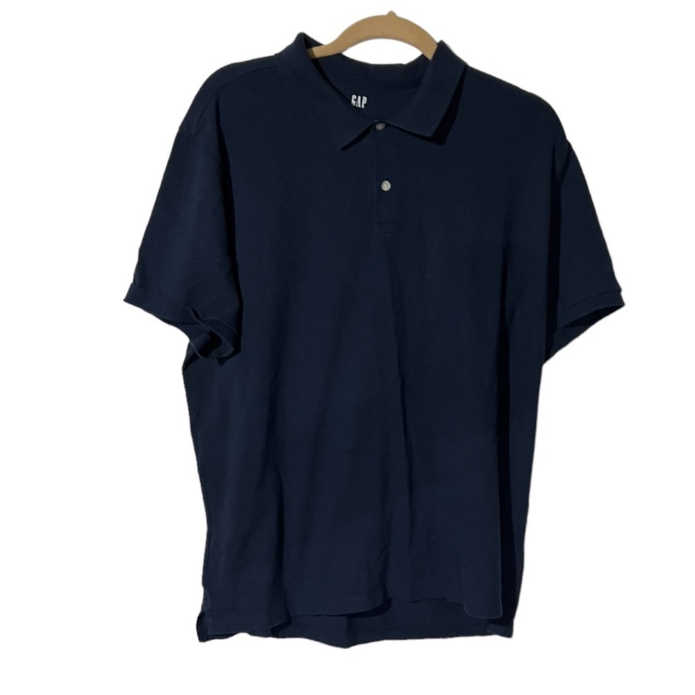 GAP Polo Shirt Pique Navy Blue Men’s size XL